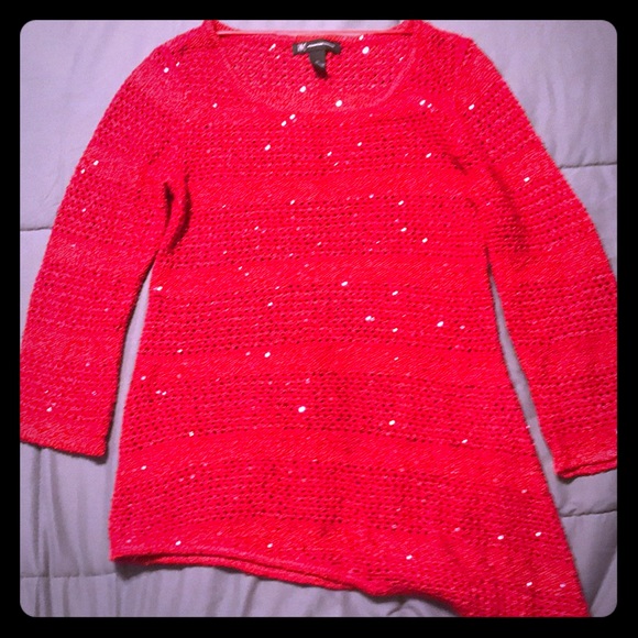 I.N.C. (International Concepts) Red Sweater - Picture 1 of 3